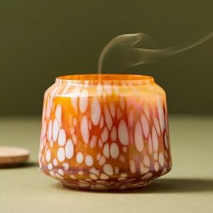 New Anthropologie The Gather Mini Candle: White Birch & Pumpkin